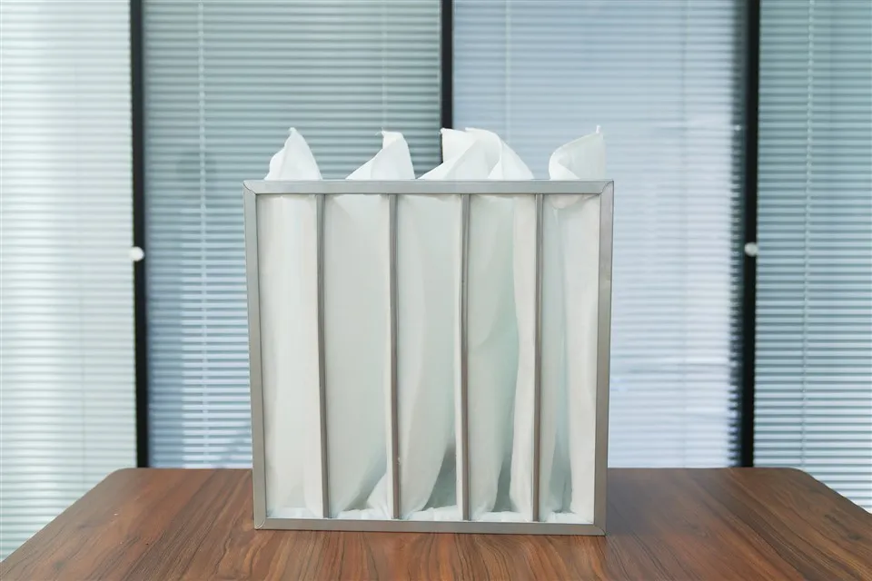 Ryksöfnunarpokasíur fyrir iðnaðarnotkun HVAC/Spraybooth Pocket Filter